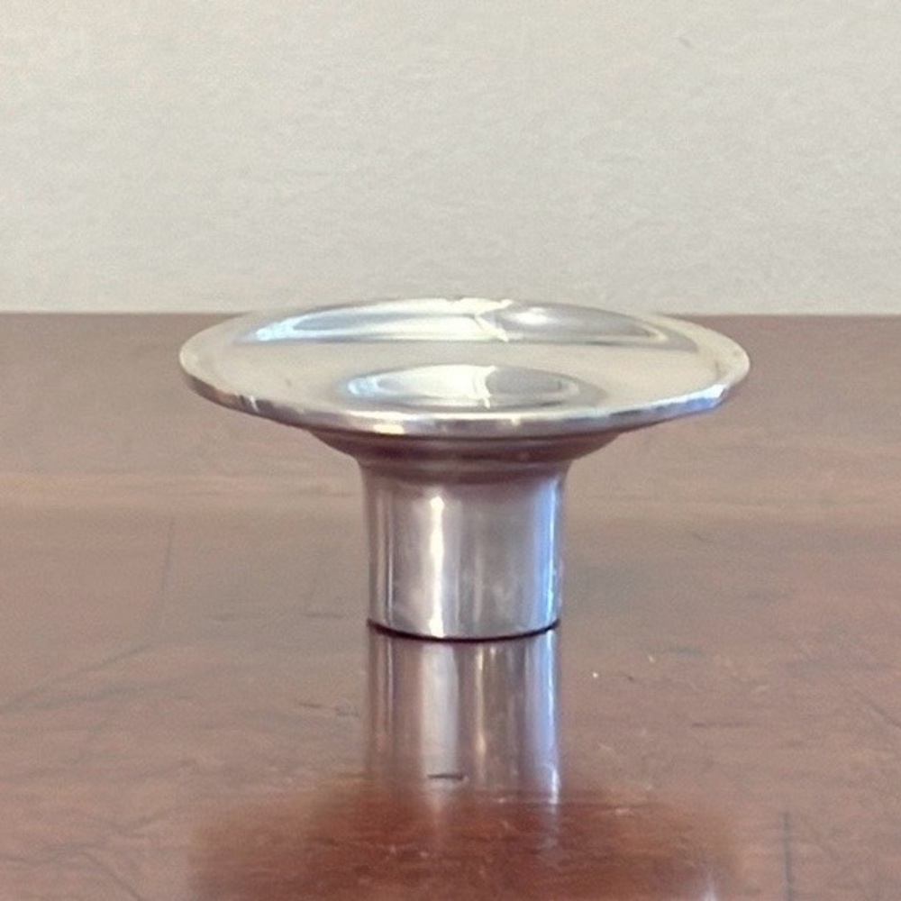 Silver-Colored Barker Ellis Taper Candle Cup